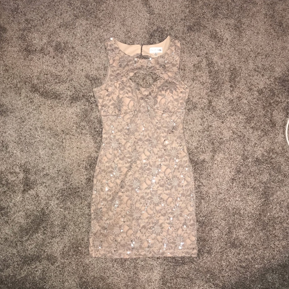 sparkly cocktail dress